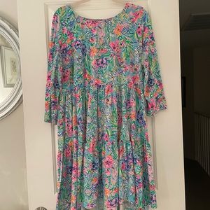 Lilly Pulitzer long sleeved swing dress size XL